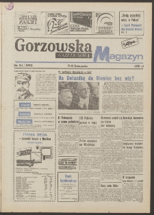 Gazeta Nowa : gorzowska : magazyn, Nr 24 (9/10/11 listopada 1990)