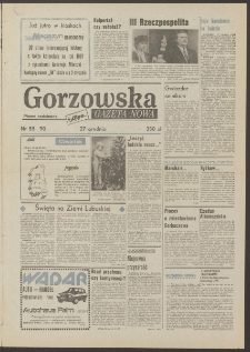 Gazeta Nowa : gorzowska : pismo codzienne, Nr 55 (27 grudnia 1990)