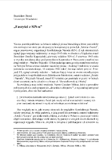 "Faszyści z SiN-u" = "Fascists of SiN"