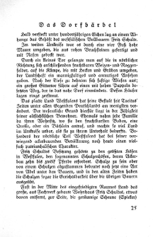 2. Das Dorfb&auml;rbel