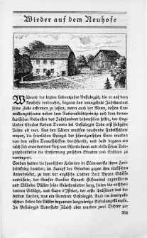 Wieder auf dem Neuhofe