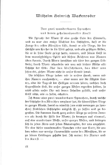 Wilhelm Heinrich Wackenroder