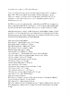 Jerzy Hejnowicz - informacje o artyście