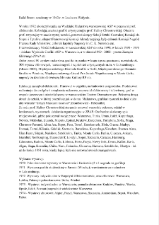 Rafał Strent - informacja o artyście