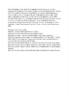 Sybilla Skałuba - informacja o artystce