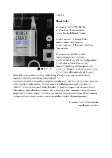 Odcisk - informacja o wystawie