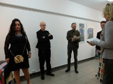 Obrona dyplomu absolwenta Wydziału Artystycznego Uniwersytetu Zielonog&oacute;rskiego - relacja fotograficzna z wernisażu (fot. 4)