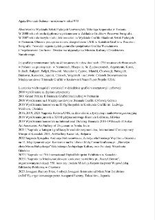 Agata Dworzak-Subocz - informacja o artystce