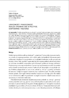 Lewicowość i prawicowość. Analiza dynamiki idei w polityce, gospodarce i kulturze