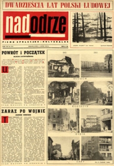 Nadodrze: pismo społeczno-kulturalne, lipiec 1964