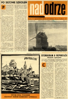 Nadodrze: dwutygodnik społeczno-kulturalny, 15-30 czerwca 1967
