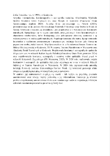 Zofia Tomalska - informacja o artystce