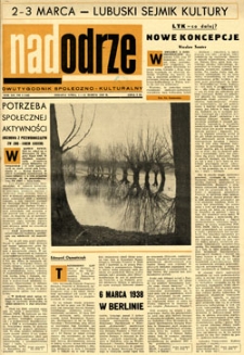 Nadodrze: dwutygodnik społeczno-kulturalny, 1-15 marca 1968