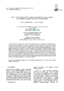 Real time object detection for autonomous AUVs using an attention-based fast-RCNN framework