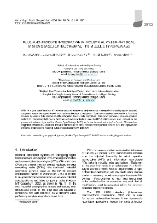 Plug-and-produce integration in industrial cyber-physical systems based on IEC 61499 and the module type package