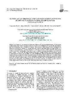 An edge-native industrial verification of request system for secure and plausible control reconfiguration in modular plants
