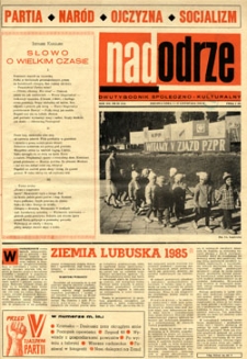 Nadodrze: dwutygodnik społeczno-kulturalny, 1-15 listopada 1968