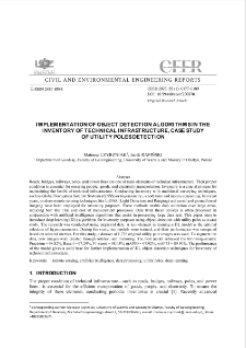 Implementation of Object Detection Algorithms in the Inventory of Technical Infrastructure, Case Study of Utility Poles Detection