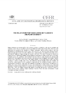 The Relationship Between Linpan Settlements and Plant Diversity