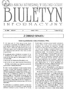 Biuletyn Informacyjny, nr 3 (6 maja 1996 r.)