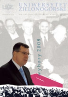Uniwersytet Zielonogórski, 2008, nr 3 (marzec)