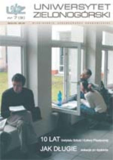 Uniwersytet Zielonogórski, 2002, nr 7 (lipiec)