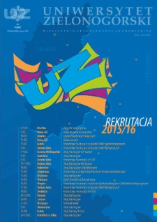 Uniwersytet Zielonogórski, 2015, nr 3 (marzec)