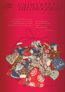 Uniwersytet Zielonogórski, 2016/2017, nr 9/1 (grudzień-styczeń)
