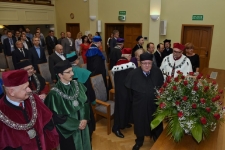 Uroczystość wręczenia tytułu doktora honoris causa Uniwersytetu Zielonogórskiego profersorowi Ericowi Rogersowi (fot. 1)
