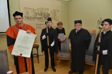 Uroczystość wręczenia tytułu doktora honoris causa Uniwersytetu Zielonogórskiego profersorowi Ericowi Rogersowi (fot. 10)