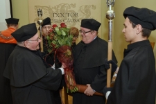 Uroczystość wręczenia tytułu doktora honoris causa Uniwersytetu Zielonogórskiego profersorowi Ericowi Rogersowi (fot. 13)