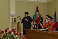 Uroczystość wręczenia tytułu doktora honoris causa Uniwersytetu Zielonogórskiego profersorowi Ericowi Rogersowi (fot. 16)