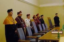 Uroczystość wręczenia tytułu doktora honoris causa Uniwersytetu Zielonogórskiego profesorowi Janowi Węglarzowi (fot. 7)