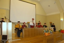 Uroczystość wręczenia tytułu doktora honoris causa Uniwersytetu Zielonogórskiego profesorowi Janowi Węglarzowi (fot. 62)