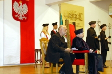 Uroczystość wręczenia tytułu doktora honoris causa Uniwersytetu Zielonogórskiego profesorowi Owenowi Gingerichowi (fot. 49)