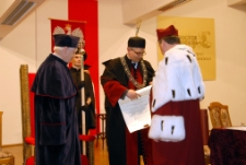 Uroczystość wręczenia tytułu doktora honoris causa Uniwersytetu Zielonogórskiego profesorowi Owenowi Gingerichowi (fot. 55)