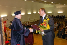 Uroczystość wręczenia tytułu doktora honoris causa Uniwersytetu Zielonogórskiego profesorowi Owenowi Gingerichowi (fot. 74)
