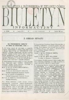 Biuletyn Informacyjny, nr 5 (5 maja 1993 r.)