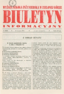 Biuletyn Informacyjny, nr 9 (10 listopada 1993 r.)
