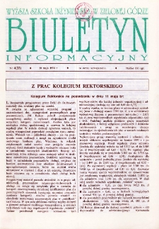 Biuletyn Informacyjny, nr 4 (30 maja 1994 r.)