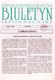 Biuletyn Informacyjny, nr 3 (11 maja 1995 r.)