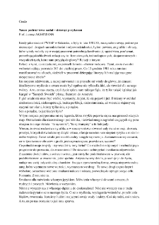 Nasza podr&oacute;ż trwa nadal - dziesięć przykazań