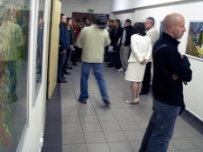 Pokaz grafiki - relacja fotograficzna z wernisażu (fot. 4)