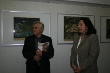 Zbigniew Karpiński - 1920-1996 monotypie - relacja fotograficzna z wernisażu (fot. 1)