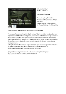 Malaryzacja / Remalaryzacja - informacja o wystawie