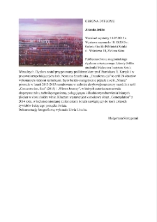 Obrona dyplomu - informacja o wystawie