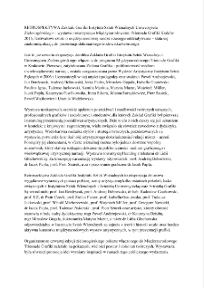 Retrospektywa Zakładu Grafiki Instytutu Sztuk Wizualnych Uniwersytetu Zielonog&oacute;rskiego - prezentacja dokonań