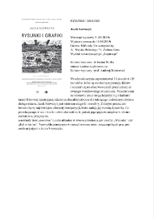 Rysunki i grafiki - informacja o wystawie