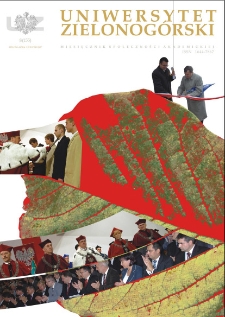 Uniwersytet Zielonog&oacute;rski, 2007, nr 8 (listopad)