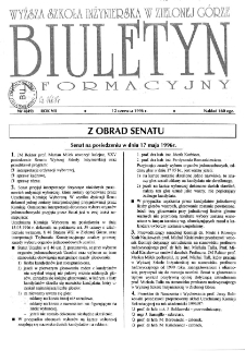 Biuletyn Informacyjny, nr 4 (12 czerwca 1996 r.)